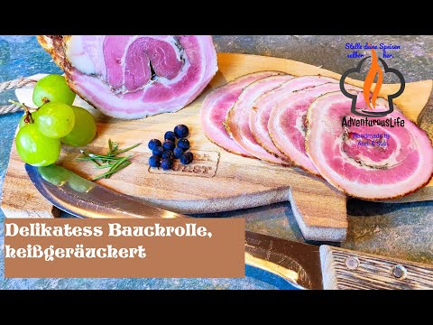 Delikatess Bauchrolle, heißgeräuchert Nr. 148 #wurstselbermachen