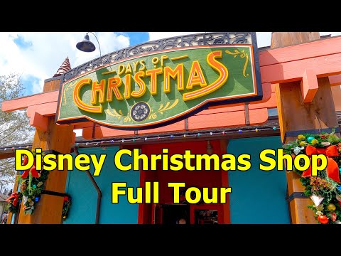Disney Christmas Shop - Days of Christmas TOUR COMPLETO - Disney Springs - março de 2022