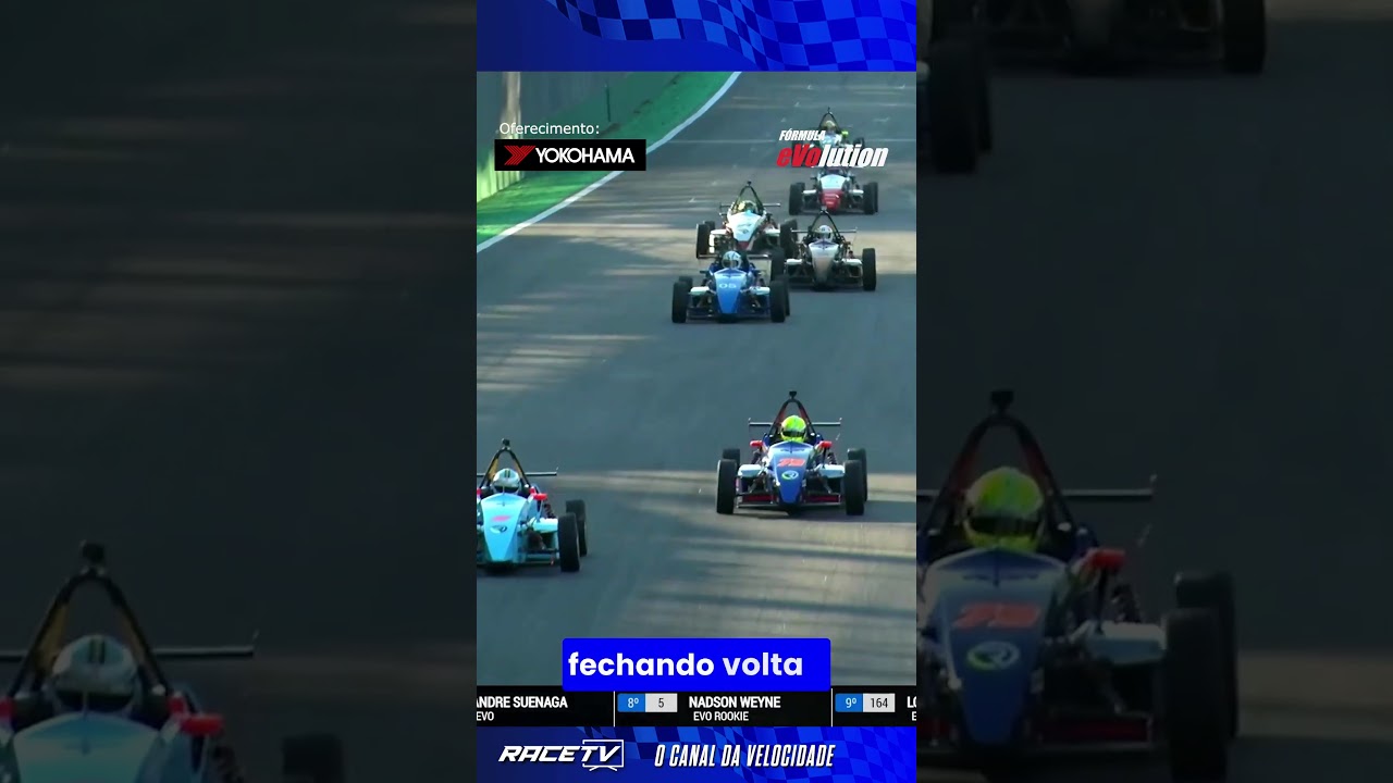 Resumão da Fórmula EVOlution Brasil na 7ª Etapa do Paulista de Automobilismo em Interlagos-SP. 🏁🏁