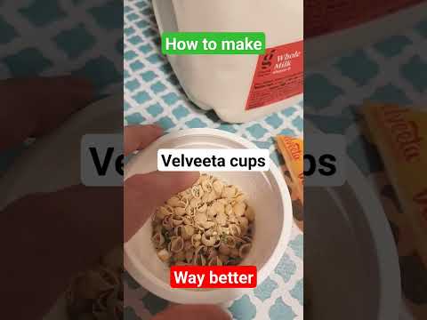 how to make Velveeta cups way better #chef #snack #velvetacups