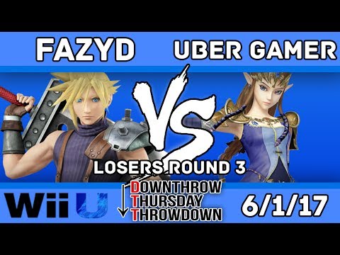 DTT #30 - Fazyd (Cloud) VS. Uber Gamer (Zelda) - SSB4 Losers Round 3 - Smash for Wii U