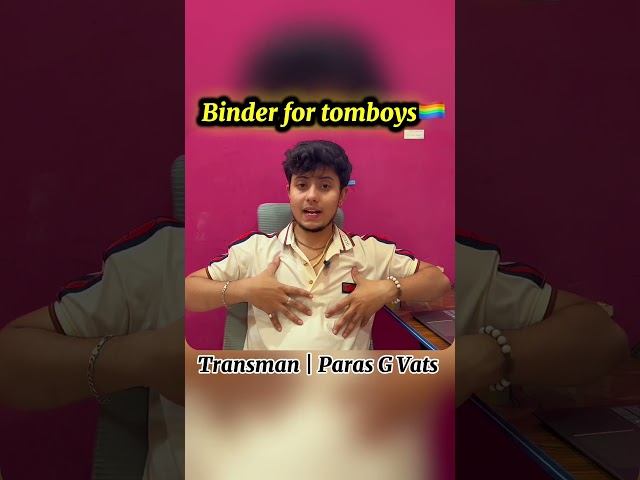 Vídeo relacionado con Idtswch - Carpeta de pecho para transgénero FTM, compresión Tomboy Trans vendaje sujetador cosplay ropa interior - - Small
