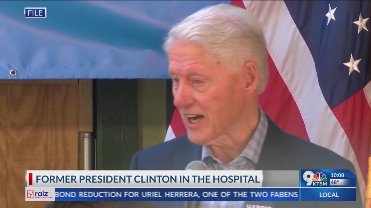 Bill Clinton admitted to hospital with fever