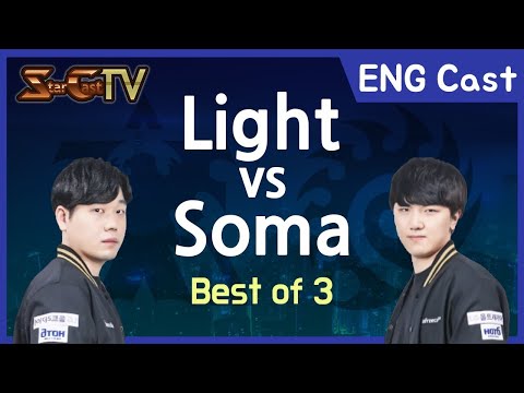 [ENG] Light vs Soma (TvZ , Bo3) - Starcraft Remastered (StarCastTV English)