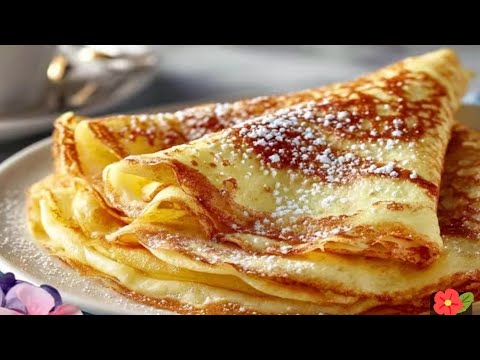 El secreto de unos crepes Perfectos,Tiernos e irresistibles! 1 minuto de cocción muy fácil!!!
