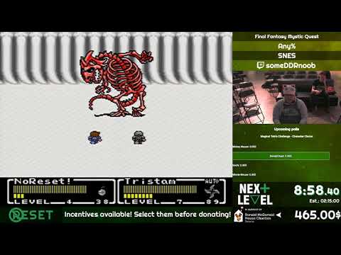NoReset x Next Level 2018 - Final Fantasy Mystic Quest by SomeDDRnoob