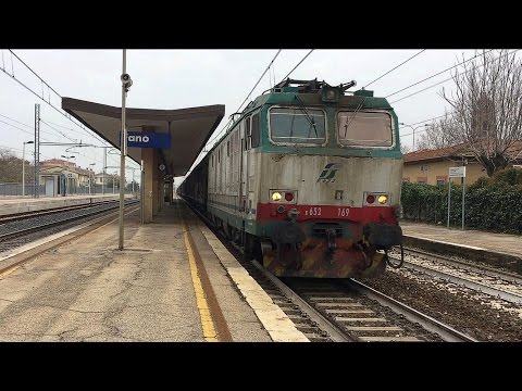 E652.169 sul MRS S.Nicola Melfi - TORINO ORB.F.A, in transito a Fano.