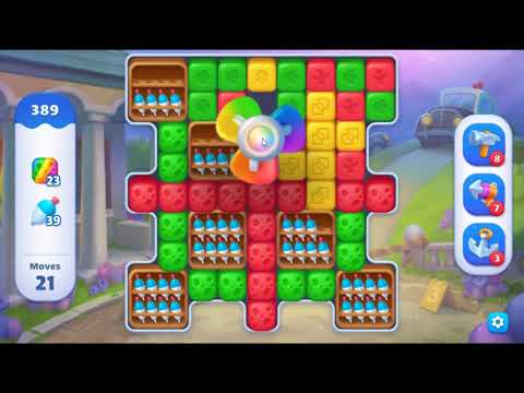 Fishdom Blast Level 389 - NO BOOSTERS GAMEPLAY 🐠 | SKILLGAMING ✔️