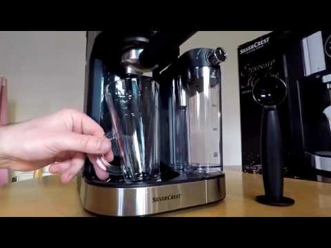 SILVERCREST espresso machine from Lidl. Model: SEMM 1470 A1 - UNBOXING