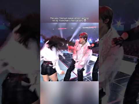 Yoonchae was too locked in😭 #katseye #yoonchae #txt #yeonjun