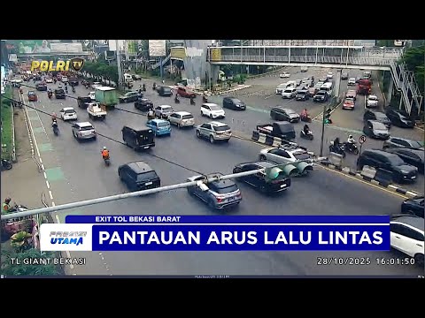NTMC POLRI - PANTAUAN ARUS LALU LINTAS SORE 28/10/2025