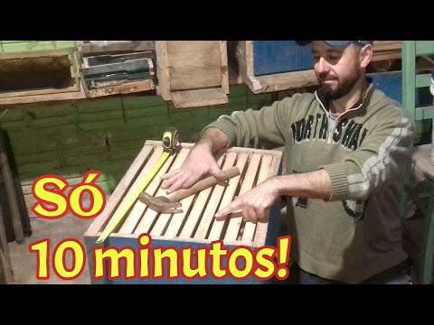 Como fazer uma caixa de abelha em 10 minutos? (montagem)