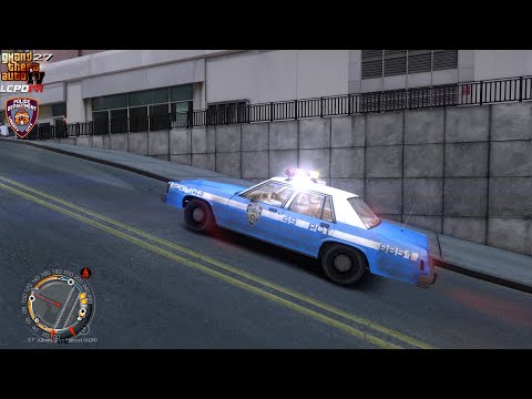GTA IV - LCPDFR 1.1🚔 - LCPD/NYPD - 1980 - 1990'S Patrol - Large Disturbance - 4K