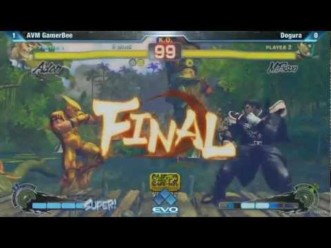 GamerBeer (Adon) vs (Bison Dictator) Dogura TOP 16 EVO 2012