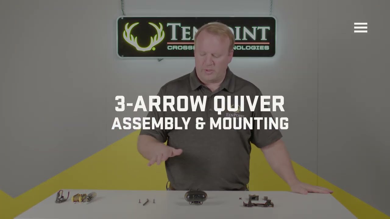 <h6>Assembling and Mounting a 3-Arrow Quiver on a TenPoint Crossbow</h6>