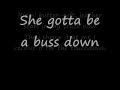 Wiz Khalifa Buss Down Lyrics on Screen 