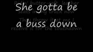 Wiz Khalifa Buss Down Lyrics on Screen