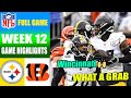 Pittsburgh Steelers vs Cincinnati Bengals [FULL GAME] WEEK 12 | NFL Highlights 2023