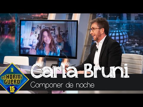 Carla Bruni prefiere componer de noche por un mágico motivo - El Hormiguero