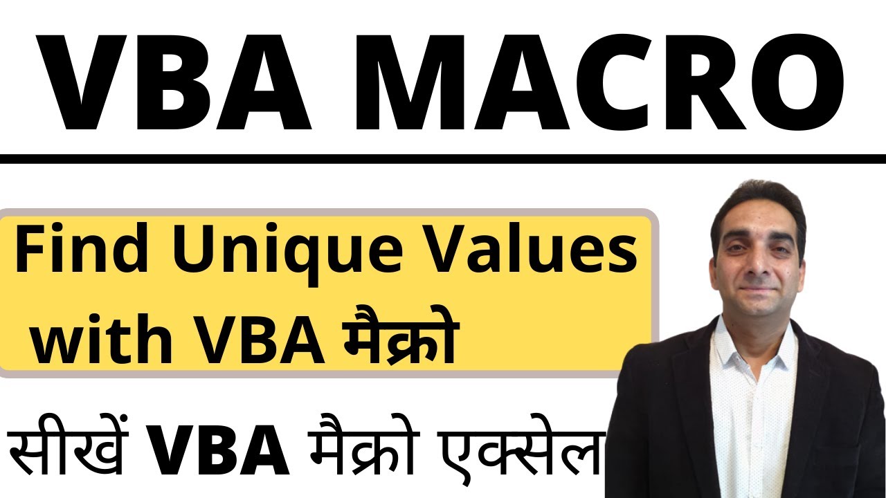 Highlight Unique Values with VBA Macros