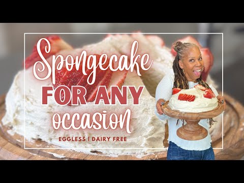Fluffy Vegan Sponge Cake & Butter Cream Frosting | Eggless Dairy-Free | Perfect for Any Occasion