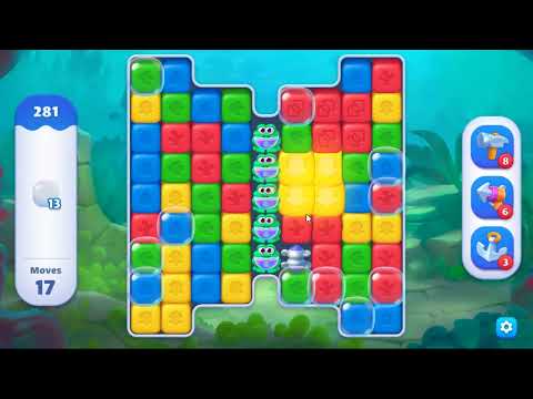 Fishdom Blast Level 281 - NO BOOSTERS GAMEPLAY 🐠 | SKILLGAMING ✔️