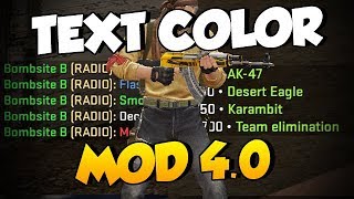 CS:GO - Text Color Mod 4.0 for Panorama