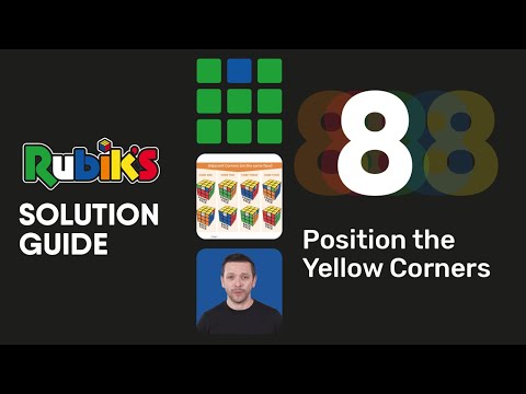 SOLVE FINAL LAYER – Step 3: Position The Yellow Corners
