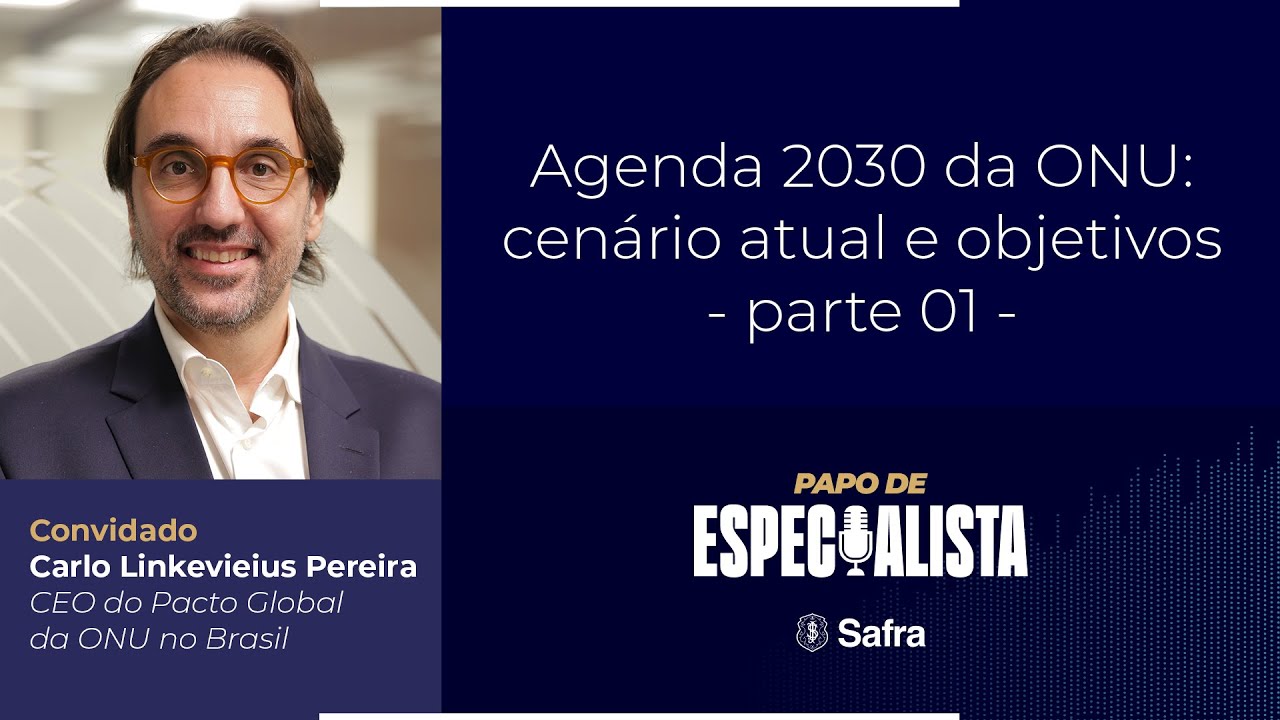 AGENDA 2030 da ONU: cenário atual e objetivos | Papo de Especialista #38