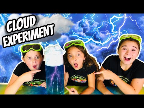 Science for Kids w/ The Wild Adventure Girls!  Make a CLOUD Science Experiment