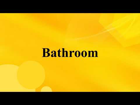 How to pronounce BATHROOM in English in American accent.