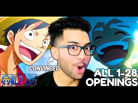 FIRST TIME REACTING TO ALL ONE PIECE OPENINGS (1-28)