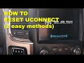 Reset Uconnect Soft Reset Uconnect Dodge RAM Chrysler Fiat