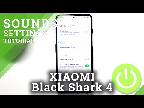 How to Find and Manage Sounds Settings on XIAOMI Black Shark 4 – Open Sounds Settings