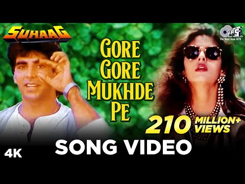 Gore Gore Mukhde Pe Kala Kala Chasma Song | Akshay Kumar | Suhaag | 90's Songs | Udit Narayan, Alka