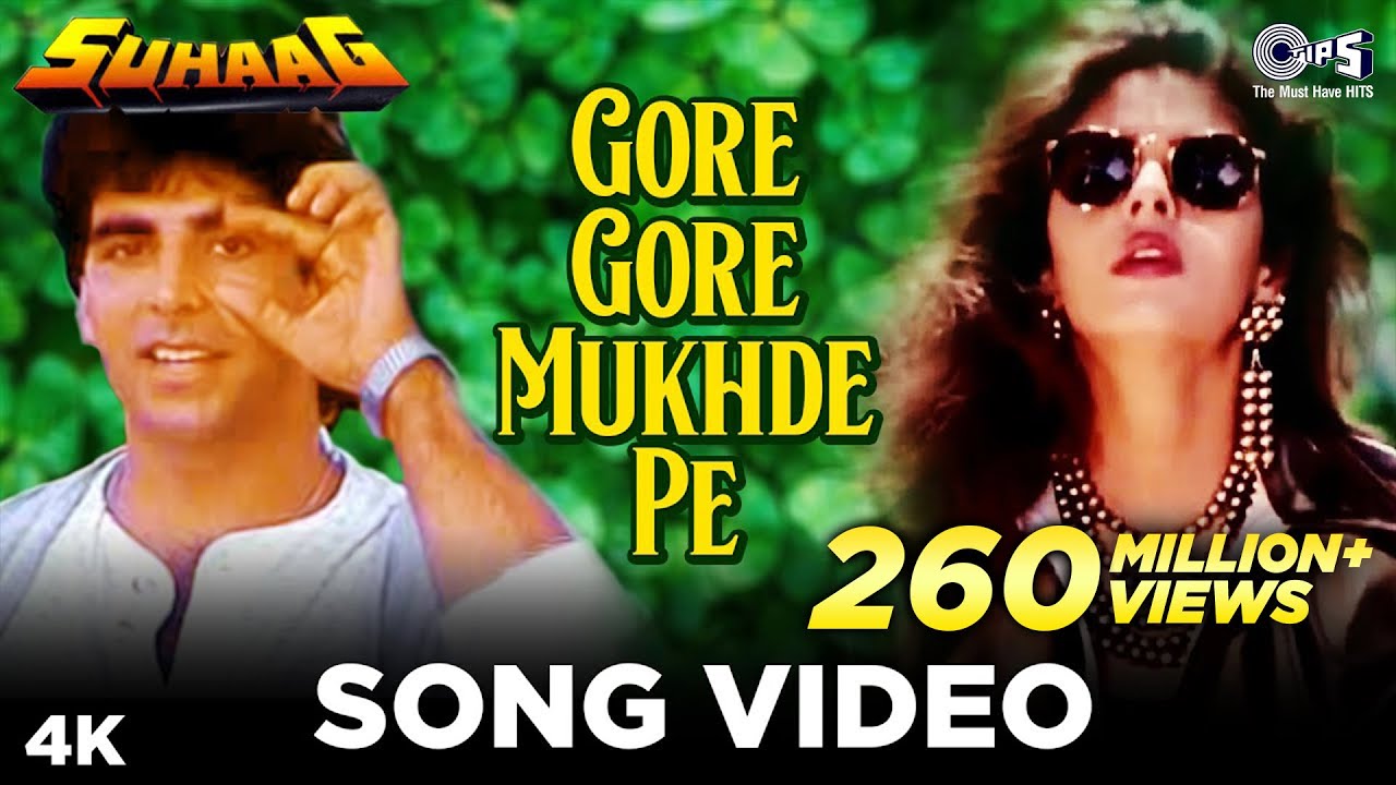 Gore Gore Mukhde Pe Kala Kala Chasma Lyrics  | Suhaag | Akshay Kumar, Ajay Devgan | Alka Yagnik, Udit Narayan | Anand Shrivastav, Milind Shrivastav