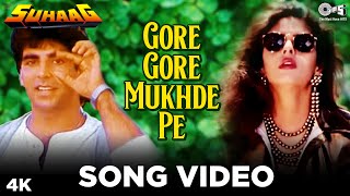 Gore Gore Mukhde Pe Kala Kala Chasma Song | Akshay Kumar | Suhaag | 90's Songs | Udit Narayan, Alka