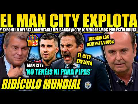 EL CITY EXPLOTA CONTRA EL BARÇA Y DICE QUE NO SE LO VENDE “NO TENÉIS UN EURO” RIDICULO ABSOLUTO