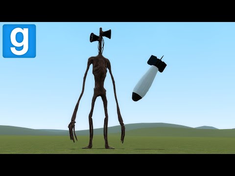 HOW MANY NUKES DOES IT TAKE TO KILL SIREN HEAD? - Garry's mod Sandbox