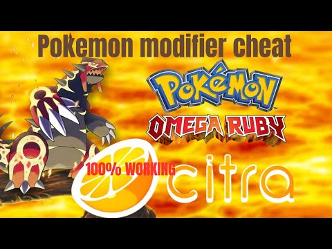 Pokemon Omega Ruby Cheats Citra