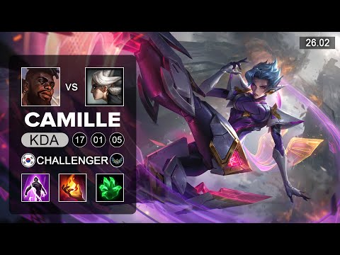 Camille vs K'Sante Top - KR Challenger - Patch 26.02 Season 16