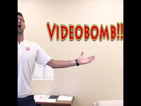 Players Singing With A Piano....Novak Djokovic, Roger Federer,..