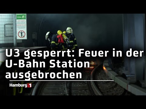 Feuer in der U-Bahn Station
