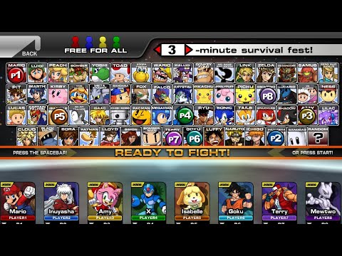 Super Smash Flash 2: Project B - All Characters (Patch 9)