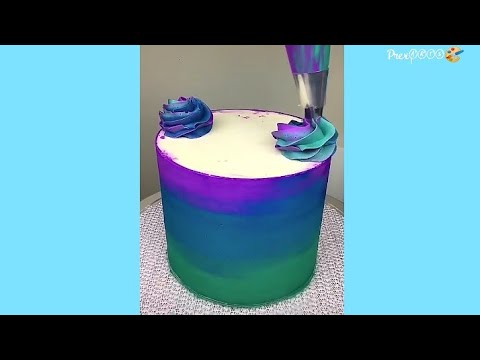 #prekshaposhiya 5 Minutes onlyy Satisfying Cake Art ideas▶️61