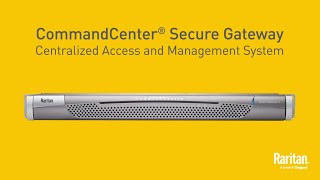 CommandCenter Secure Gateway (CC-SG) - Centralized Server Management