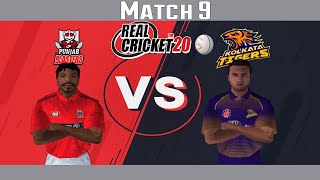 #9 Kolkata vs Punjab - RCPL / IPL 2021 auction Edition Real Cricket 20 Live Match Thriller
