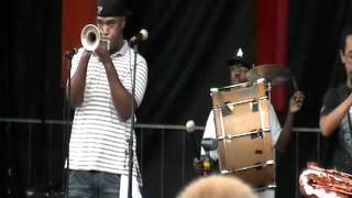 Rebirth Brass Band #2 "I'm Walking" @ Bele Chere Asheville 2011