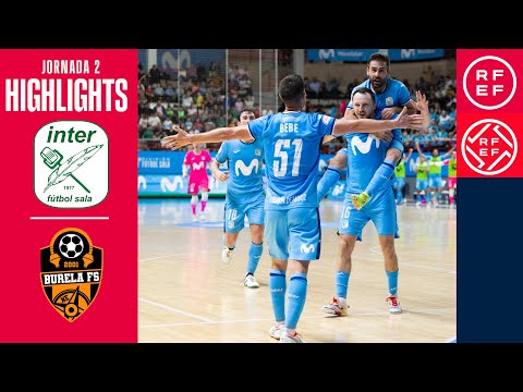 Resumen #PrimeraDivisiónFS | Movistar Inter 3-2 Pescados Rubén Burela | Jornada 2