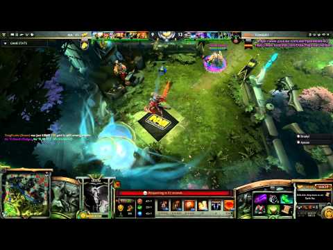 Dendi Pudge Puppey Chen Fountain Hook - NaVi vs TongFu - Dota 2 TI3